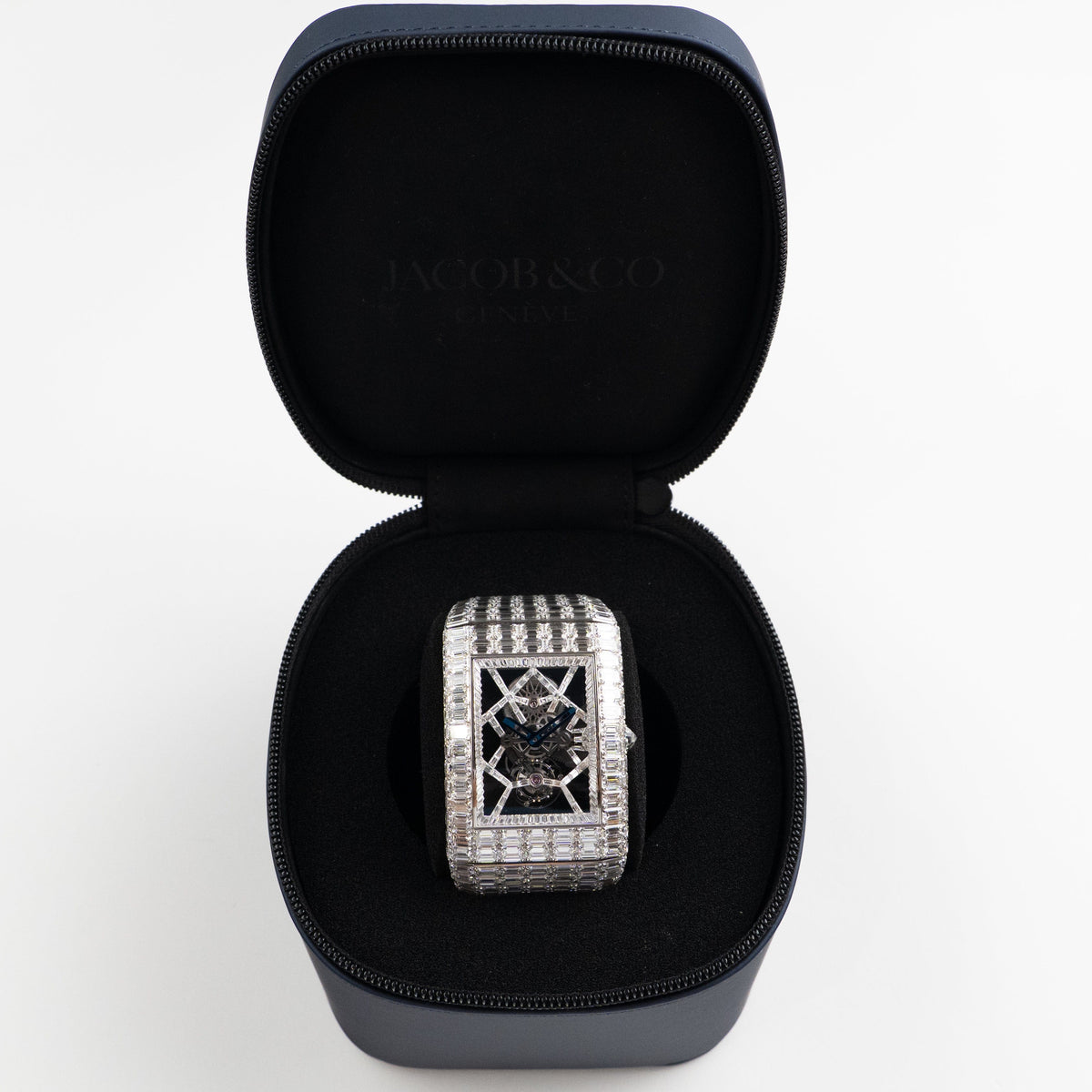 Jacob & Co. Billionaire III BL115.30.BD.AA.A30BD Tourbillon Or Blanc Sertie de Diamants Édition Limitée à 18 Exemplaires