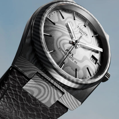 Tissot PRX 38mm Damascus Steel