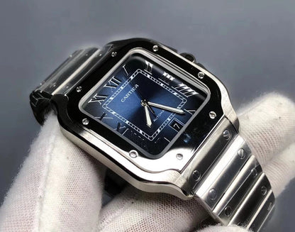 Cartier Santos de Cartier Blue Dial 47.5 × 39.8 MM