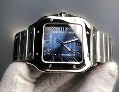 Cartier Santos de Cartier Blue Dial 47.5 × 39.8 MM
