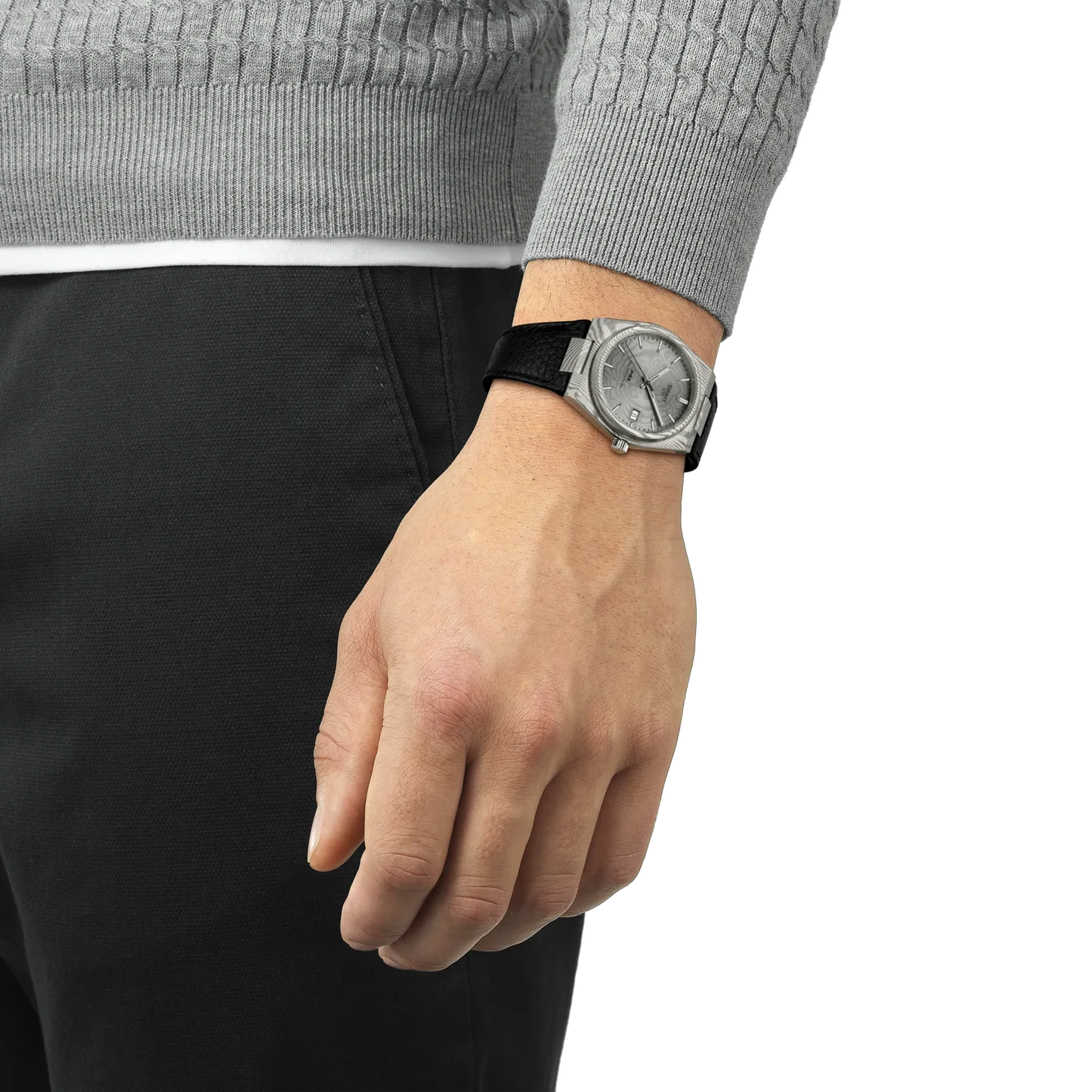 Tissot PRX 38mm Damascus Steel