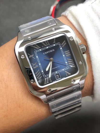 Cartier Santos de Cartier Blue Dial 47.5 × 39.8 MM