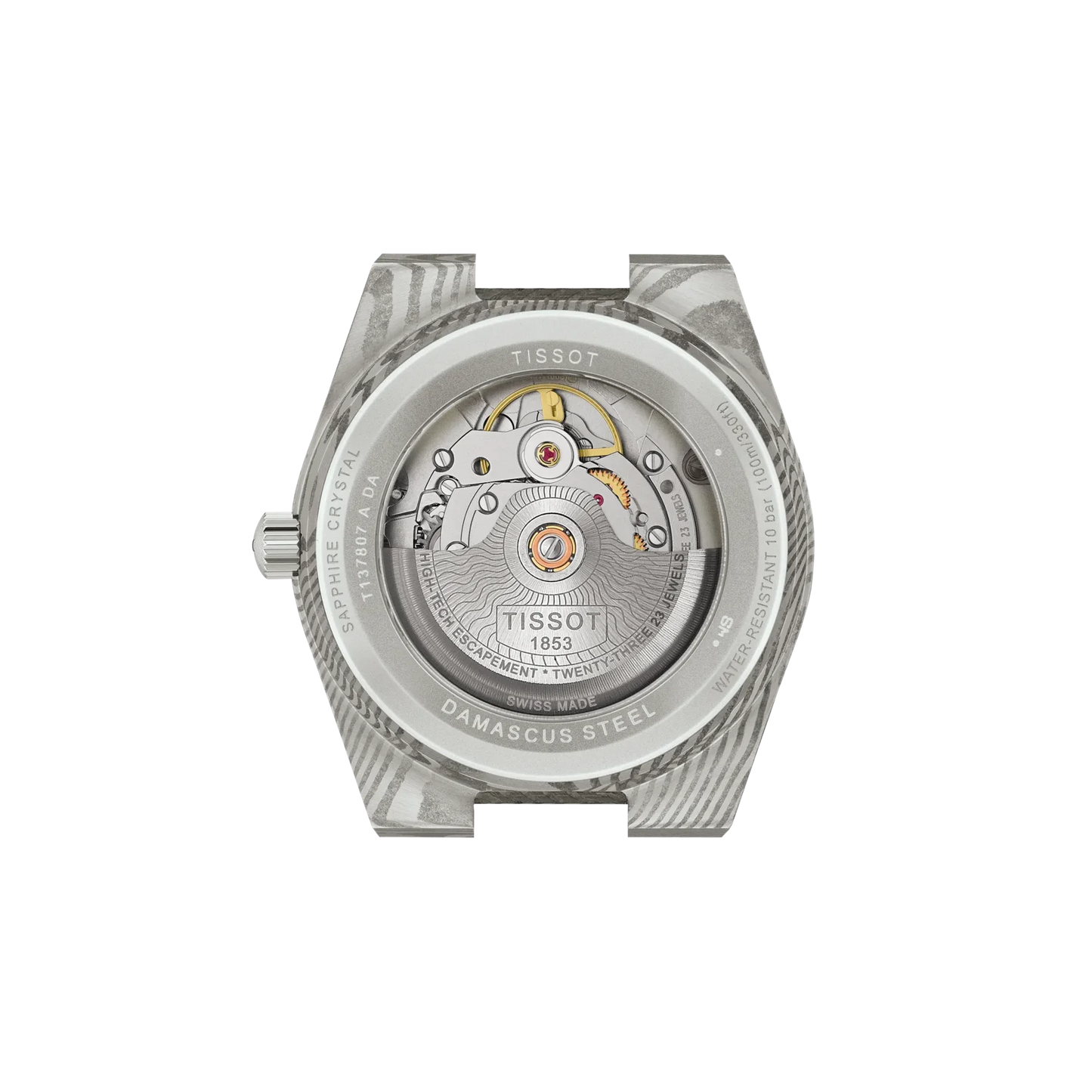 Tissot PRX 38mm Damascus Steel