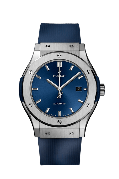 Hublot Classic Fusion Titanium Blau