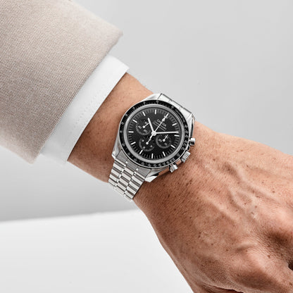 Omega Speedmaster Moonwatch Professional 310.30.42.50.01.001 Edelstahl Schwarzes Zifferblatt (2021)