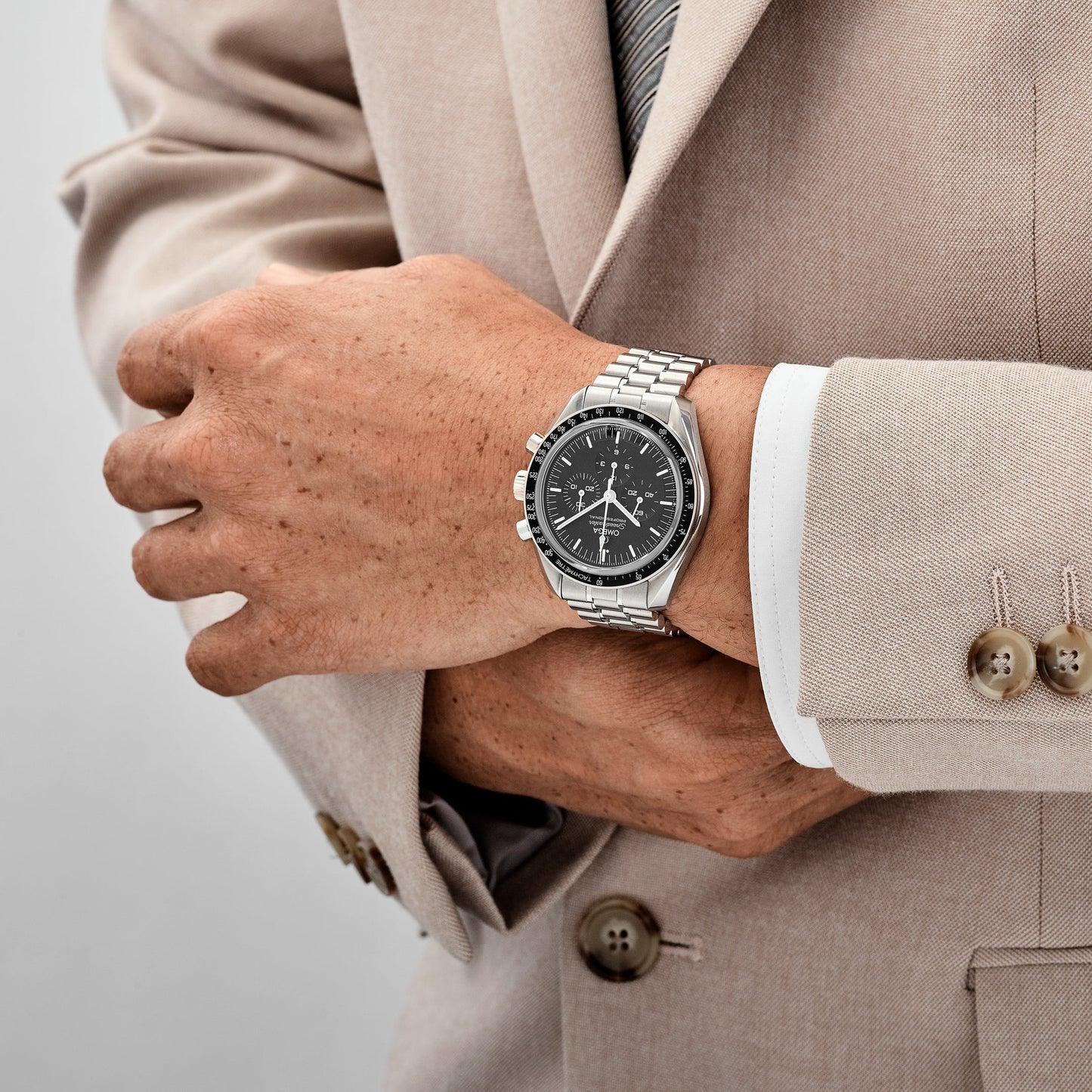 Omega Speedmaster Moonwatch Professional 310.30.42.50.01.001 Edelstahl Schwarzes Zifferblatt (2021)