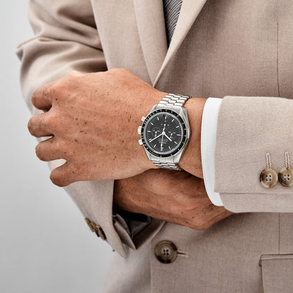 Omega Speedmaster Moonwatch Professional 310.30.42.50.01.001 Edelstahl Schwarzes Zifferblatt (2021)