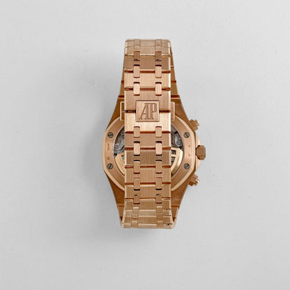 Audemars Piguet Royal Oak 26240OR.OO.1320OR.04 Chronograph '50th Anniversary' Rose Gold Khaki Green Dial (2022) Swiss 3285 Movement