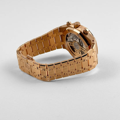 Audemars Piguet Royal Oak 26240OR.OO.1320OR.04 Chronograph '50th Anniversary' Rose Gold Khaki Green Dial (2022) Swiss 3285 Movement