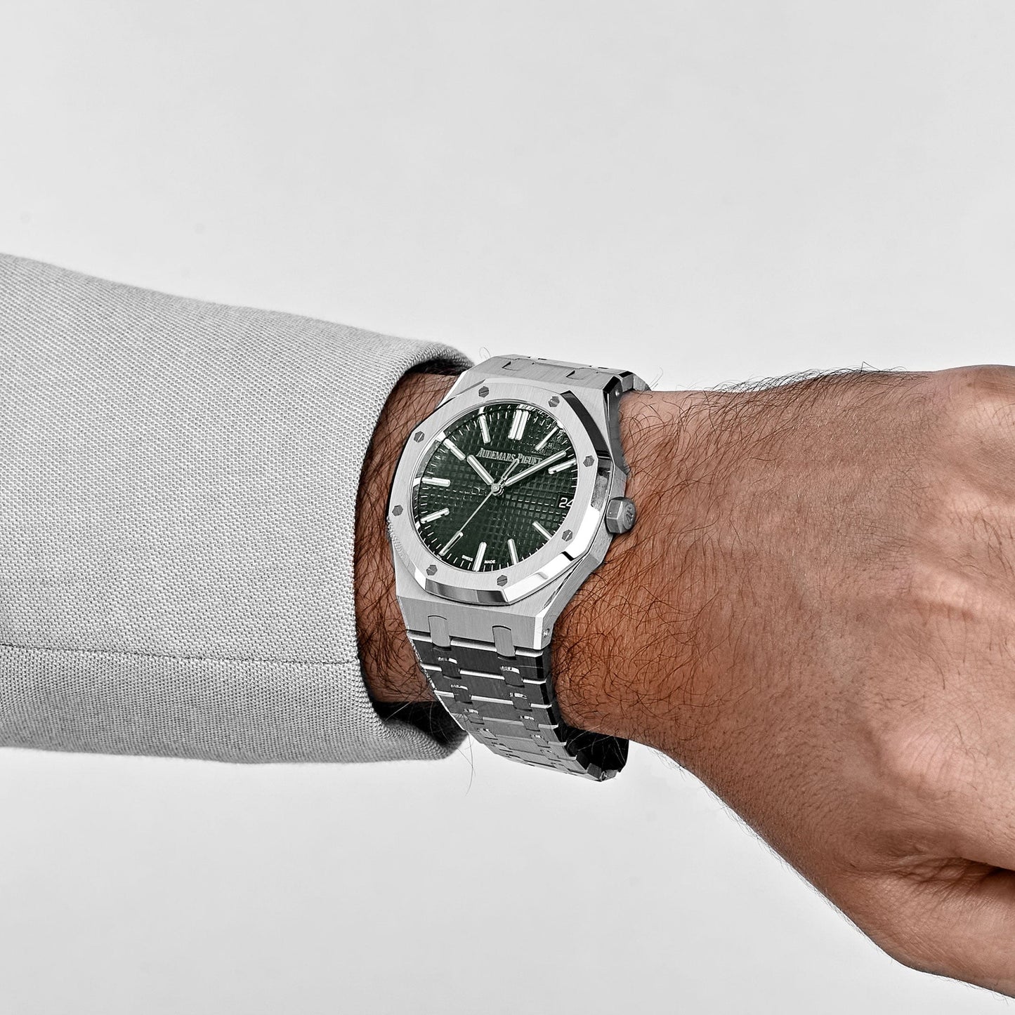 Audemars Piguet Royal Oak 3285 V3 – 15510ST.OO.1320ST.09 Acier Inoxydable Cadran Vert (2025)