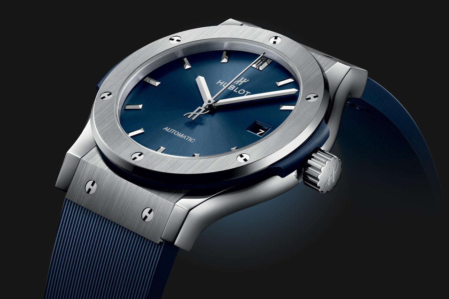 Hublot Classic Fusion Titanium Blau