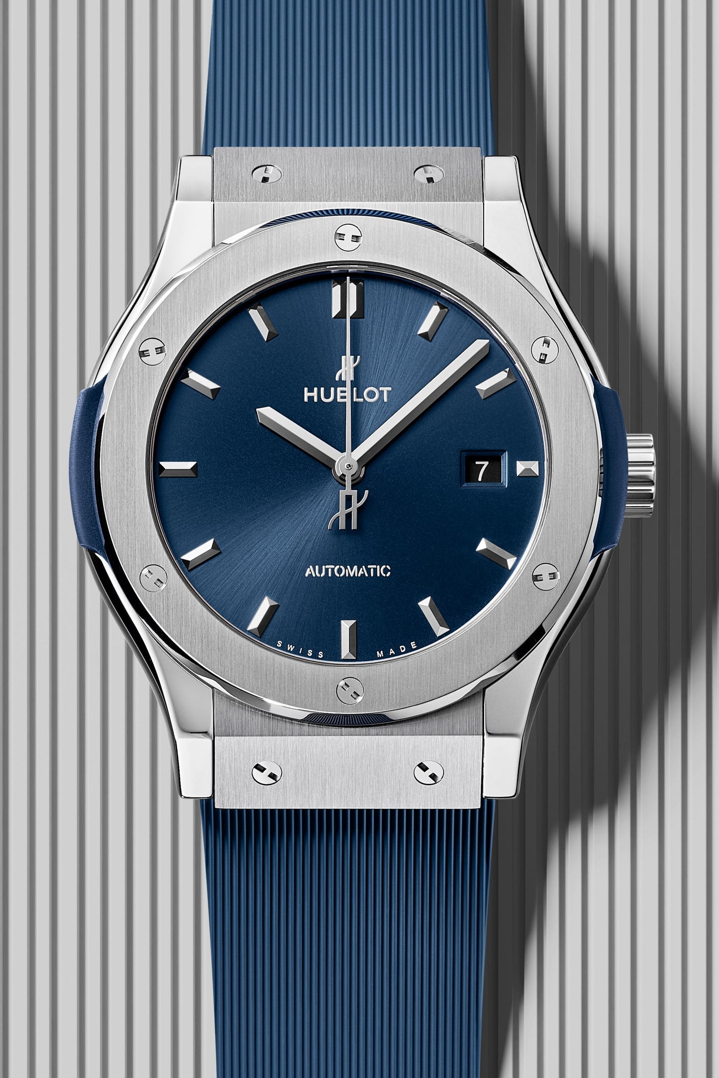 Hublot Classic Fusion Titanium Blau