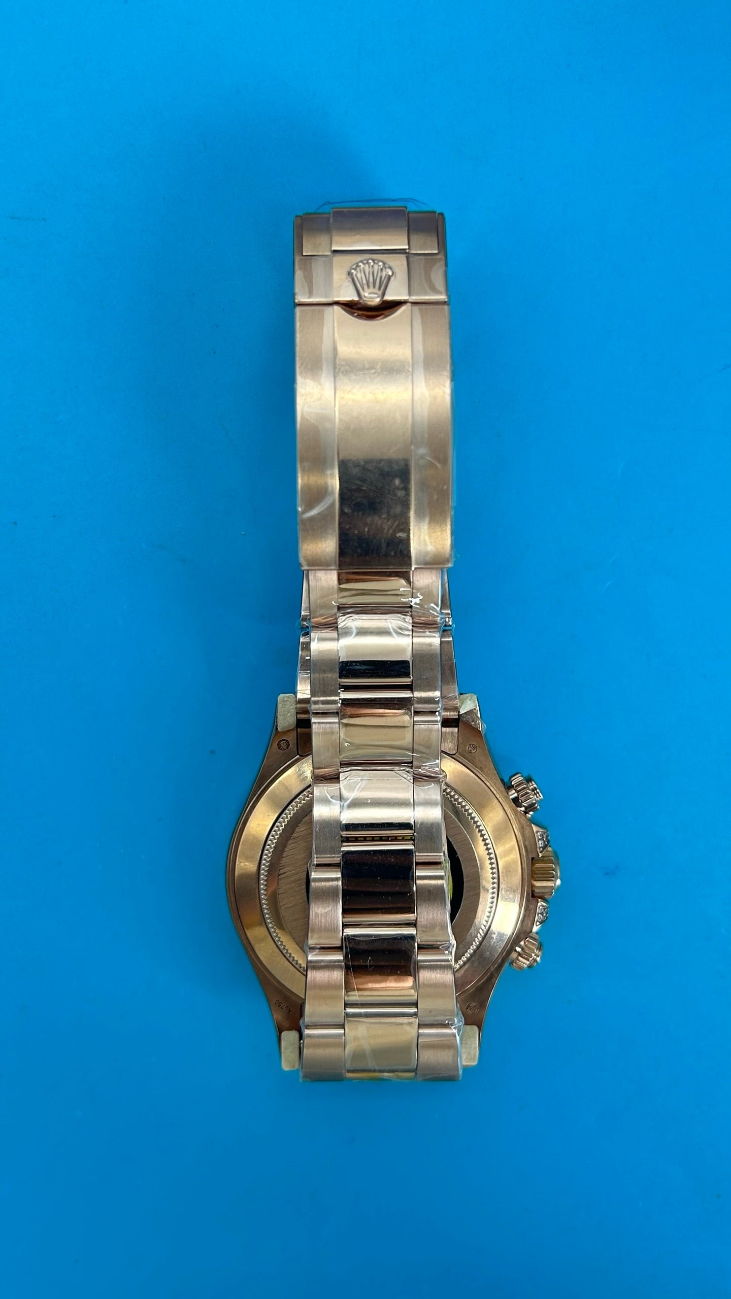 Rolex Daytona 'Rainbow' MZ SUPER CLONE Rose Gold Black Dial Sapphire Bezel