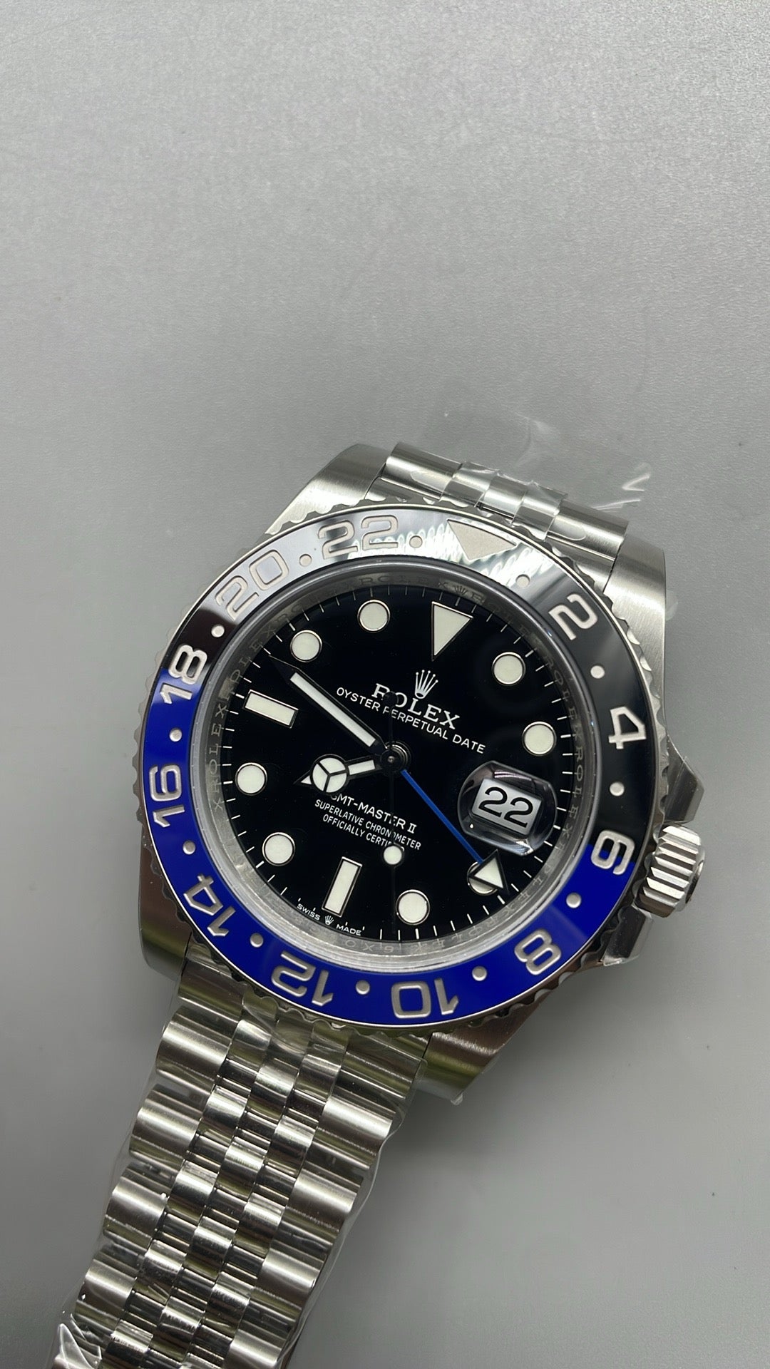 Rolex GMT-Master II "Batman" 40 – VSF SUPER CLONE – 126710BLNR – Jubilee Bracelet