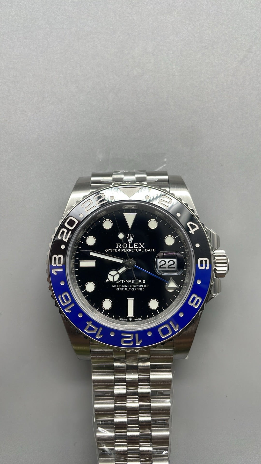 Rolex GMT-Master II "Batman" 40 – VSF SUPER CLONE – 126710BLNR – Jubilee Bracelet