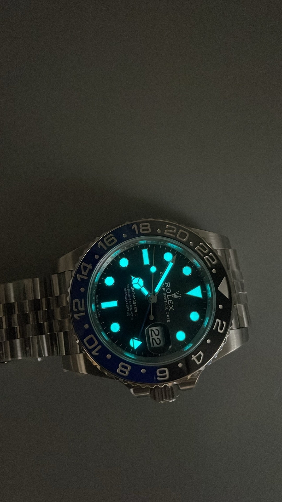 Rolex GMT-Master II "Batman" 40 – VSF SUPER CLONE – 126710BLNR – Jubilee Bracelet