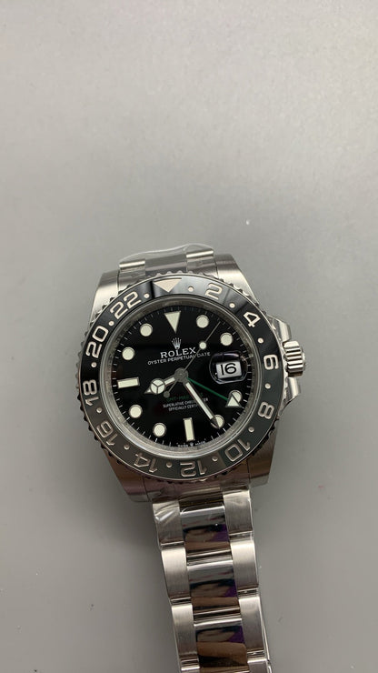 Rolex GMT-Master II 3285 V3 – 126710GRNR 'Bruce Wayne' Stainless Steel Black Dial Oyster (2025)