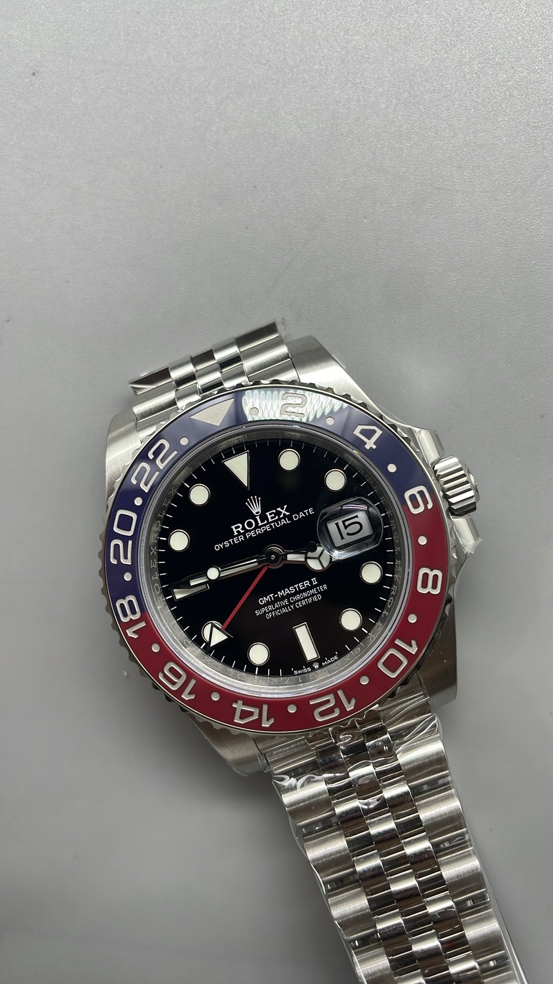 Rolex GMT-Master II 3285 V3 –  126710BLRO 'Pepsi' Stainless Steel Black Dial Jubilee (2025)