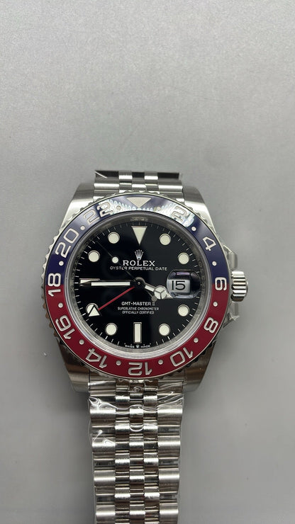Rolex GMT-Master II 3285 V3 –  126710BLRO 'Pepsi' Stainless Steel Black Dial Jubilee (2025)