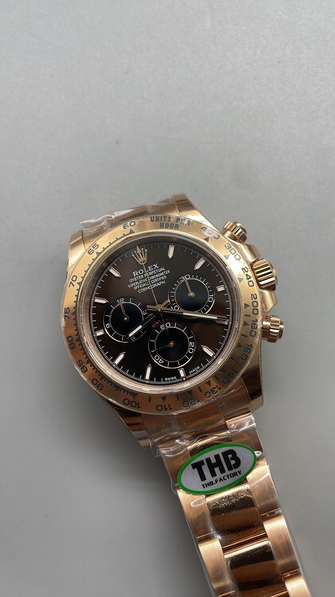 Rolex Cosmograph Daytona "Chocolate Dial" Everose Gold