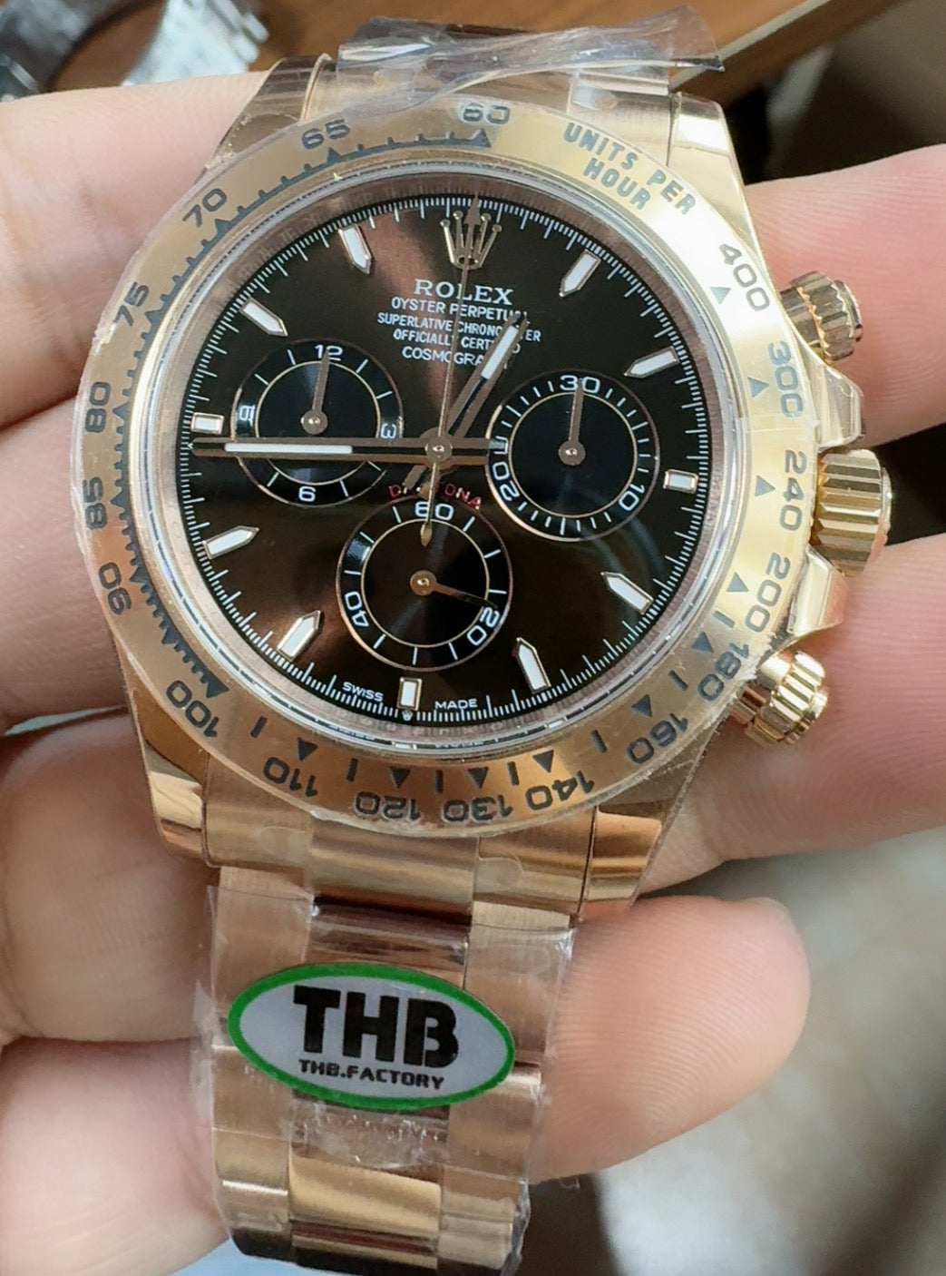 Rolex Cosmograph Daytona "Chocolate Dial" Everose Gold