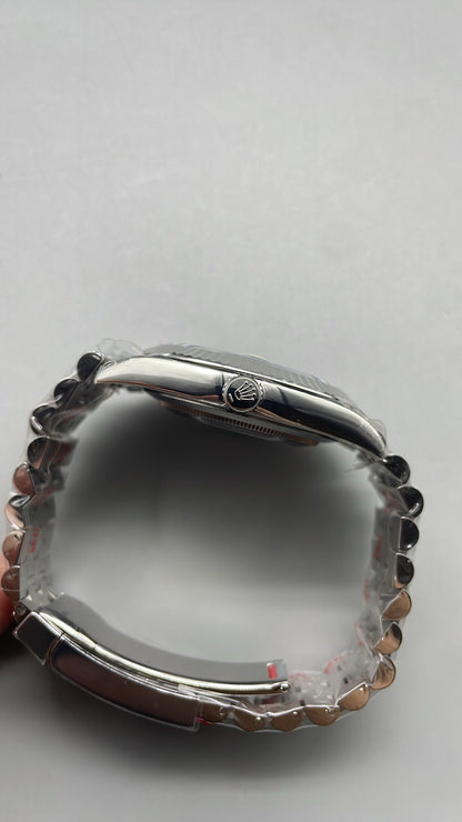 Rolex Datejust 41 – Cadran vert VSF SUPER CLONE – 126334 – Lunette cannelée – Bracelet Jubilé