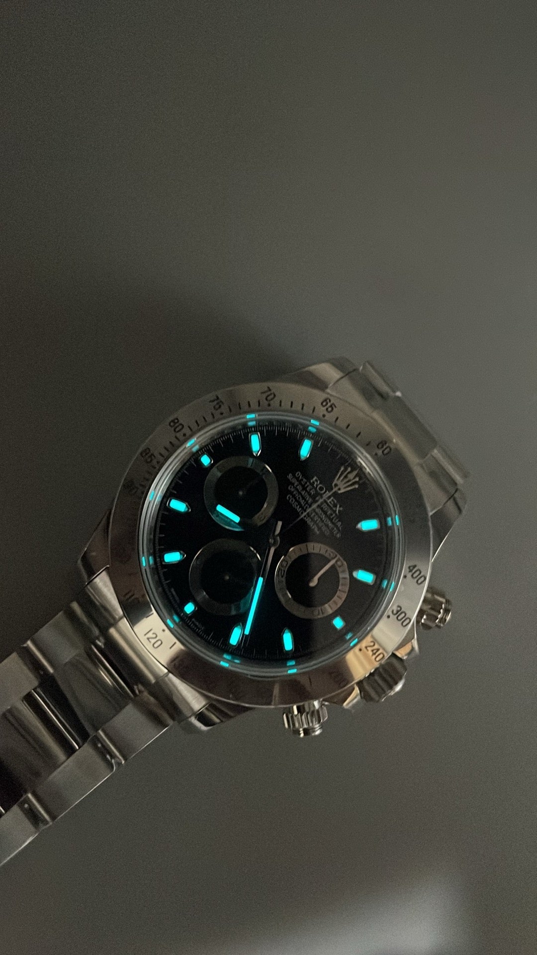 Rolex Cosmograph Daytona 40 – Schwarzes Zifferblatt VSF SUPER CLONE – 126520 – Oyster-Armband