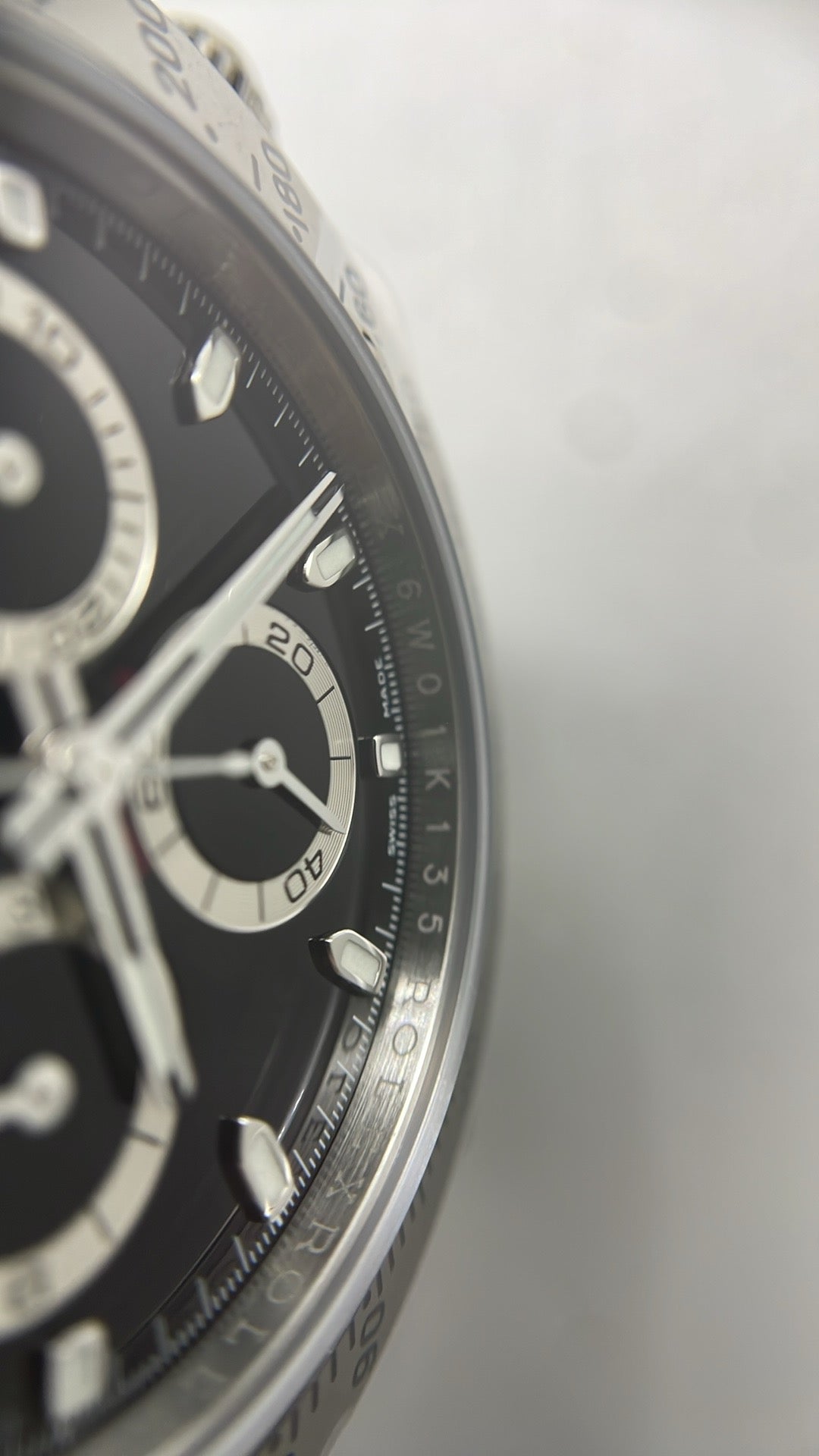 Rolex Cosmograph Daytona 40 – Schwarzes Zifferblatt VSF SUPER CLONE – 126520 – Oyster-Armband