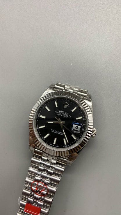 Rolex Datejust 41 126300 Acier Inoxydable Cadran Noir Jubilé