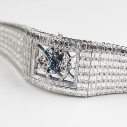 Jacob & Co. Billionaire III BL115.30.BD.AA.A30BD Tourbillon Or Blanc Sertie de Diamants Édition Limitée à 18 Exemplaires