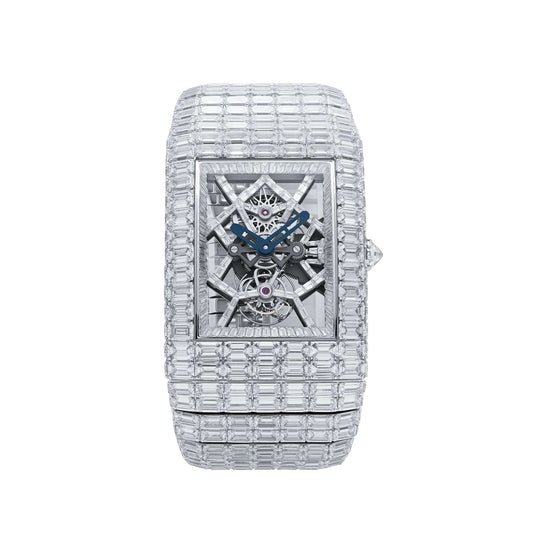 Jacob & Co. Billionaire III BL115.30.BD.AA.A30BD Tourbillon Or Blanc Sertie de Diamants Édition Limitée à 18 Exemplaires