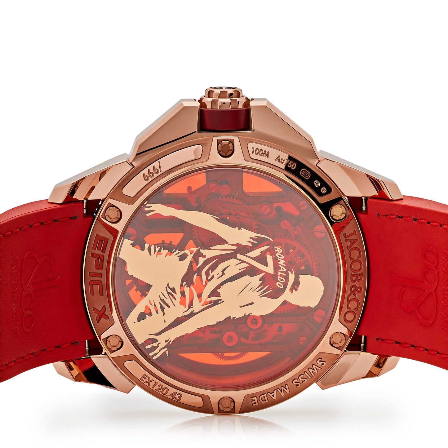 Jacob & Co. V2 CR7 Epic X Collection EX120.43.AE.AA.A Flight of CR7 Or Rose Édition Limitée (2024)