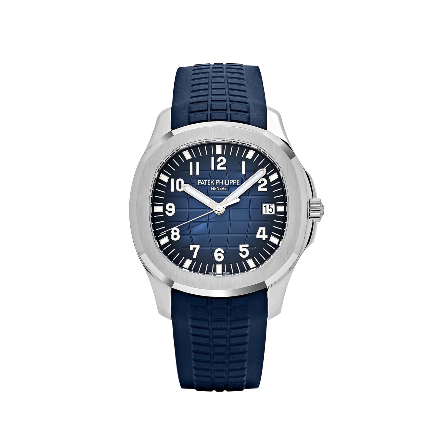 Patek Philippe Aquanaut 3285 V3 –  5168G-001 White Gold Blue Dial (2025)