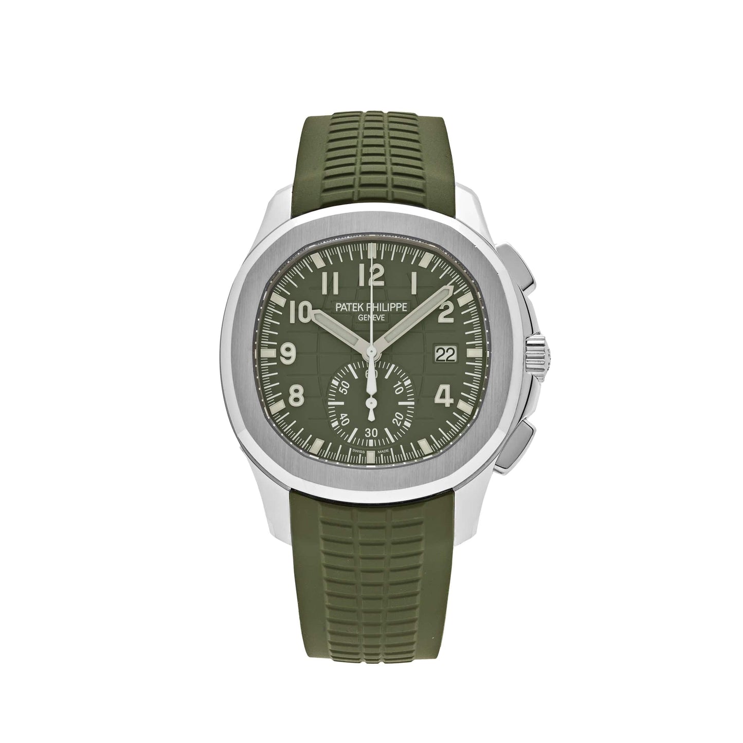 Patek Philippe Aquanaut 3285 V3 – 5968G-010 Chronograph Weißgold Khakigrünes Zifferblatt (2023)