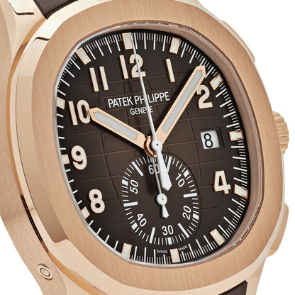 Patek Philippe Aquanaut 5968R-001 Chronograph Roségold Braunes Zifferblatt