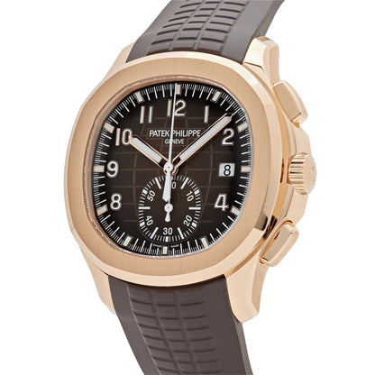 Patek Philippe Aquanaut 5968R-001 Chronograph Roségold Braunes Zifferblatt