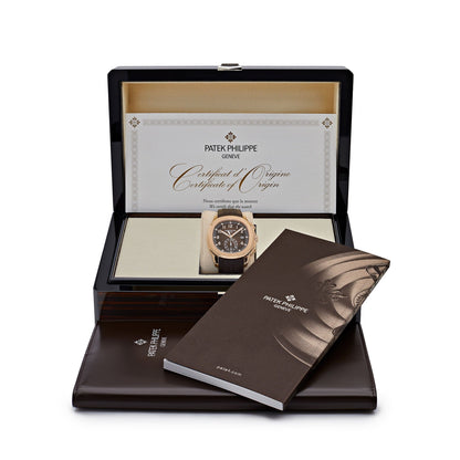 Patek Philippe Aquanaut 5968R-001 Chronograph Roségold Braunes Zifferblatt