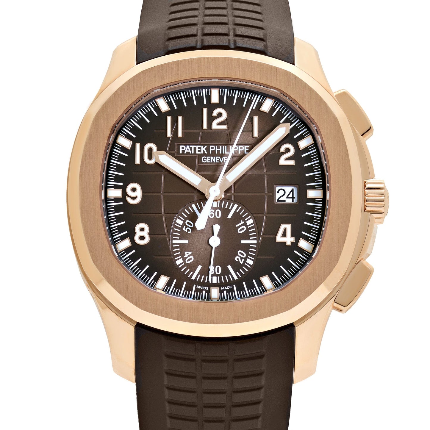 Patek Philippe Aquanaut 5968R-001 Chronograph Roségold Braunes Zifferblatt