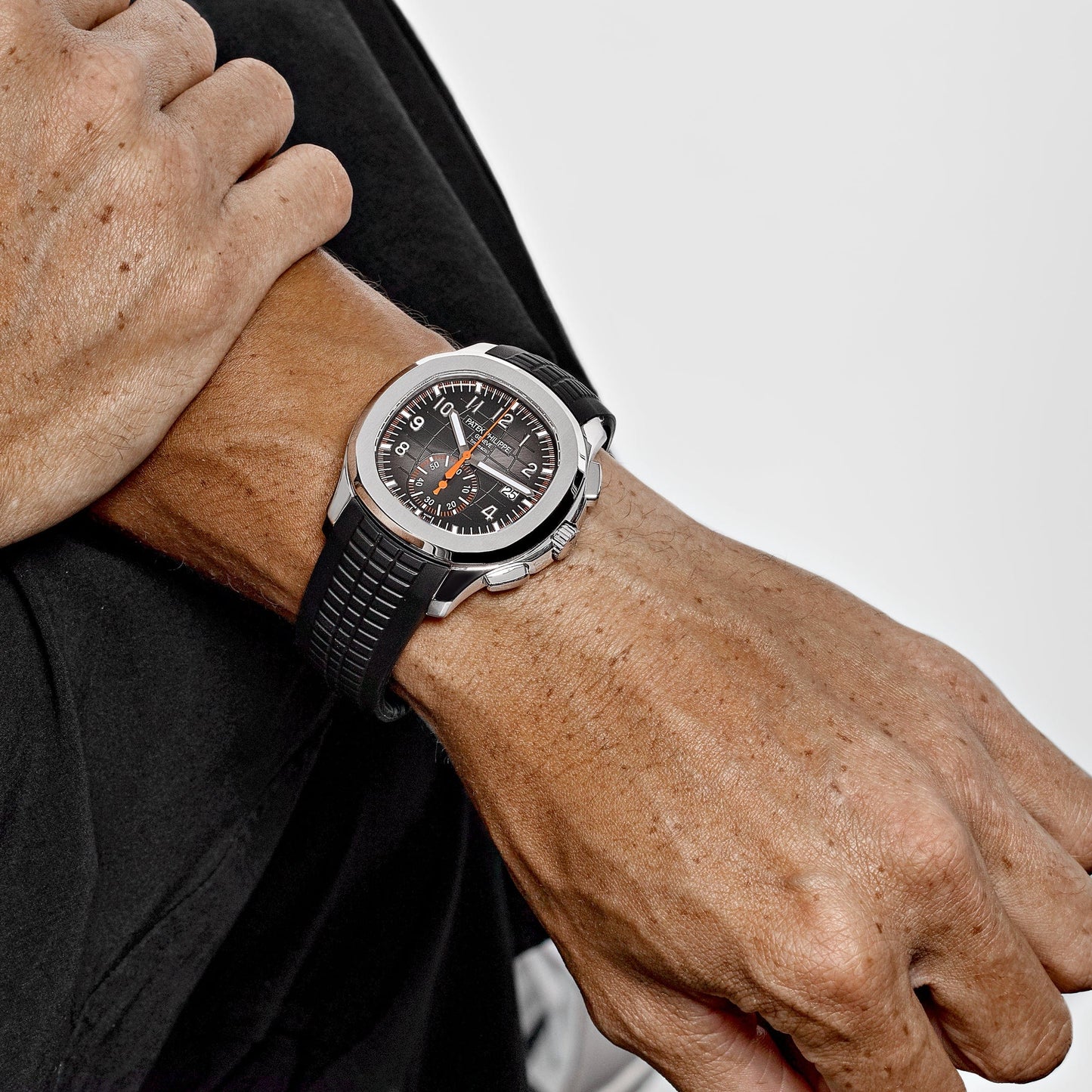 Patek Philippe Aquanaut Chronograph 3285 V3 –  5968A-001 Stainless Steel Black Dial (2024)