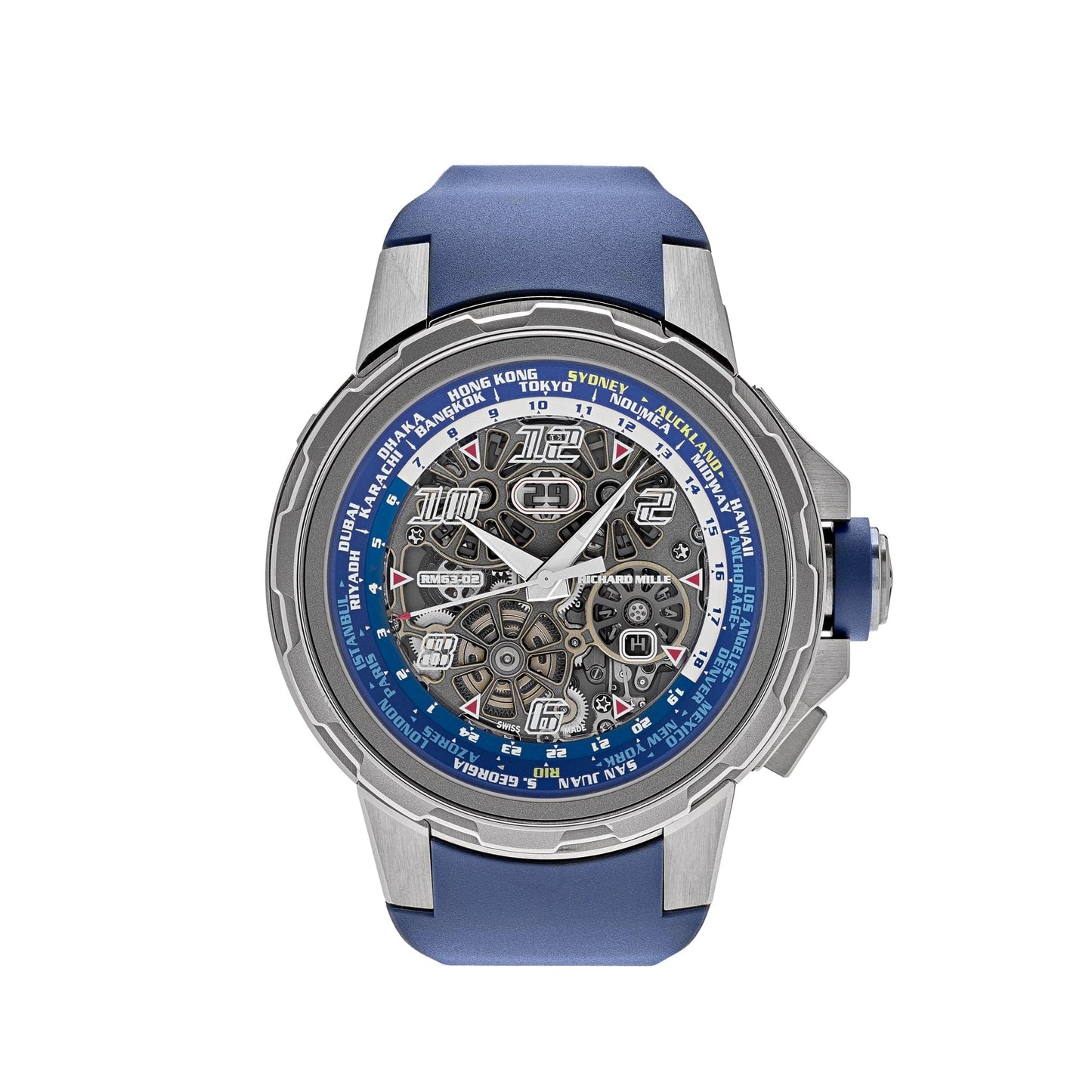 Richard Mille RM 63-02 Automatischer Weltzeitmesser Titan
