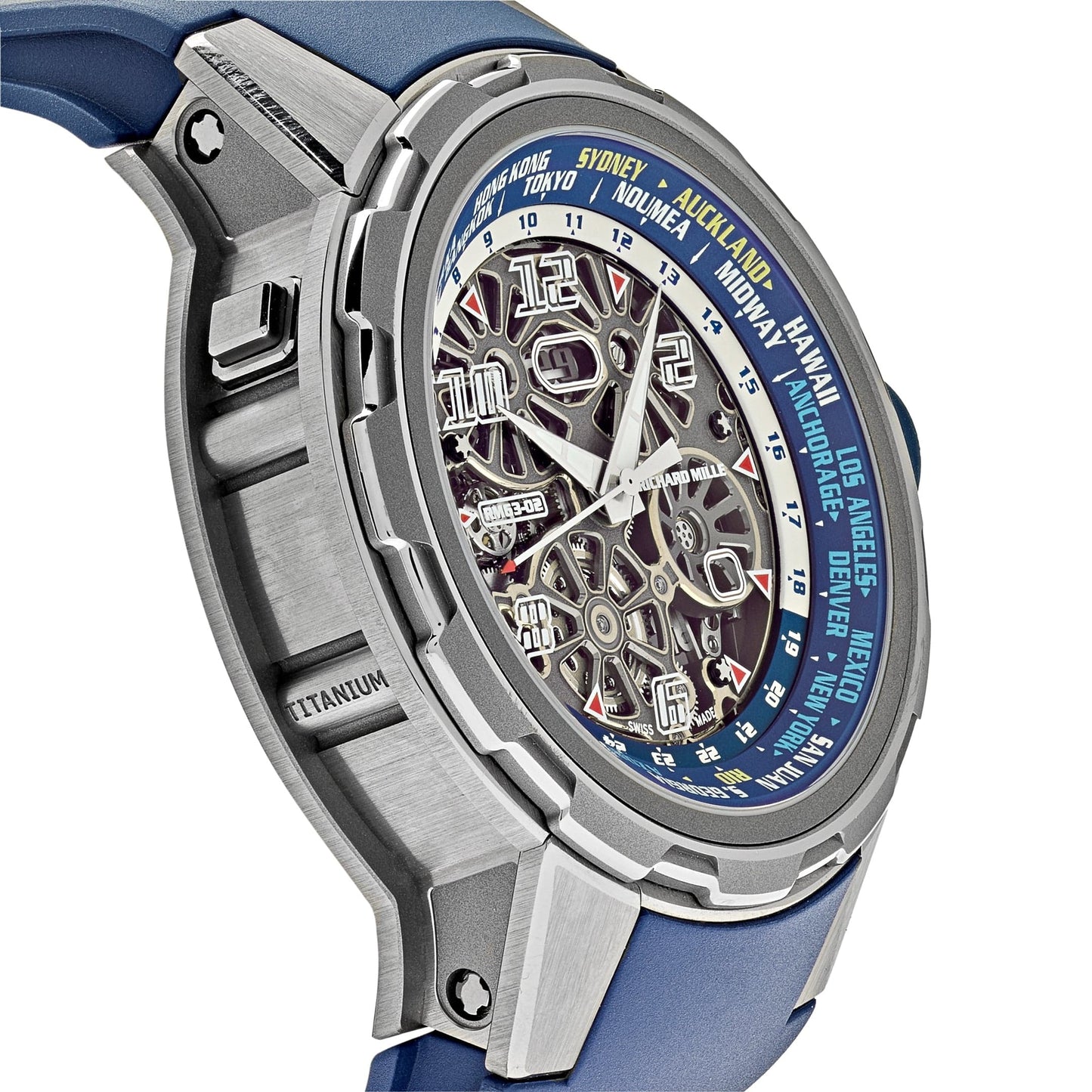 Richard Mille RM 63-02 Automatischer Weltzeitmesser Titan