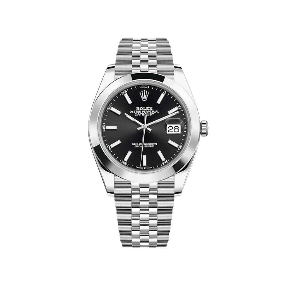 Rolex Datejust 41 126300 Acier Inoxydable Cadran Noir Jubilé
