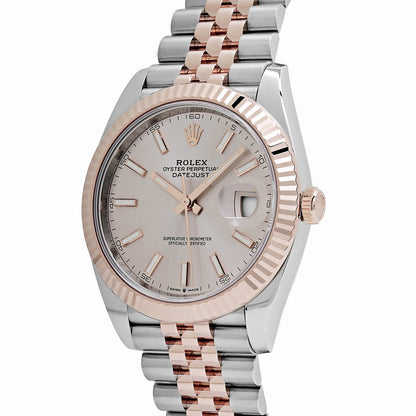 Rolex Datejust 41 126331 Rose Gold Stainless Steel Sundust Dial Jubilee (2024)