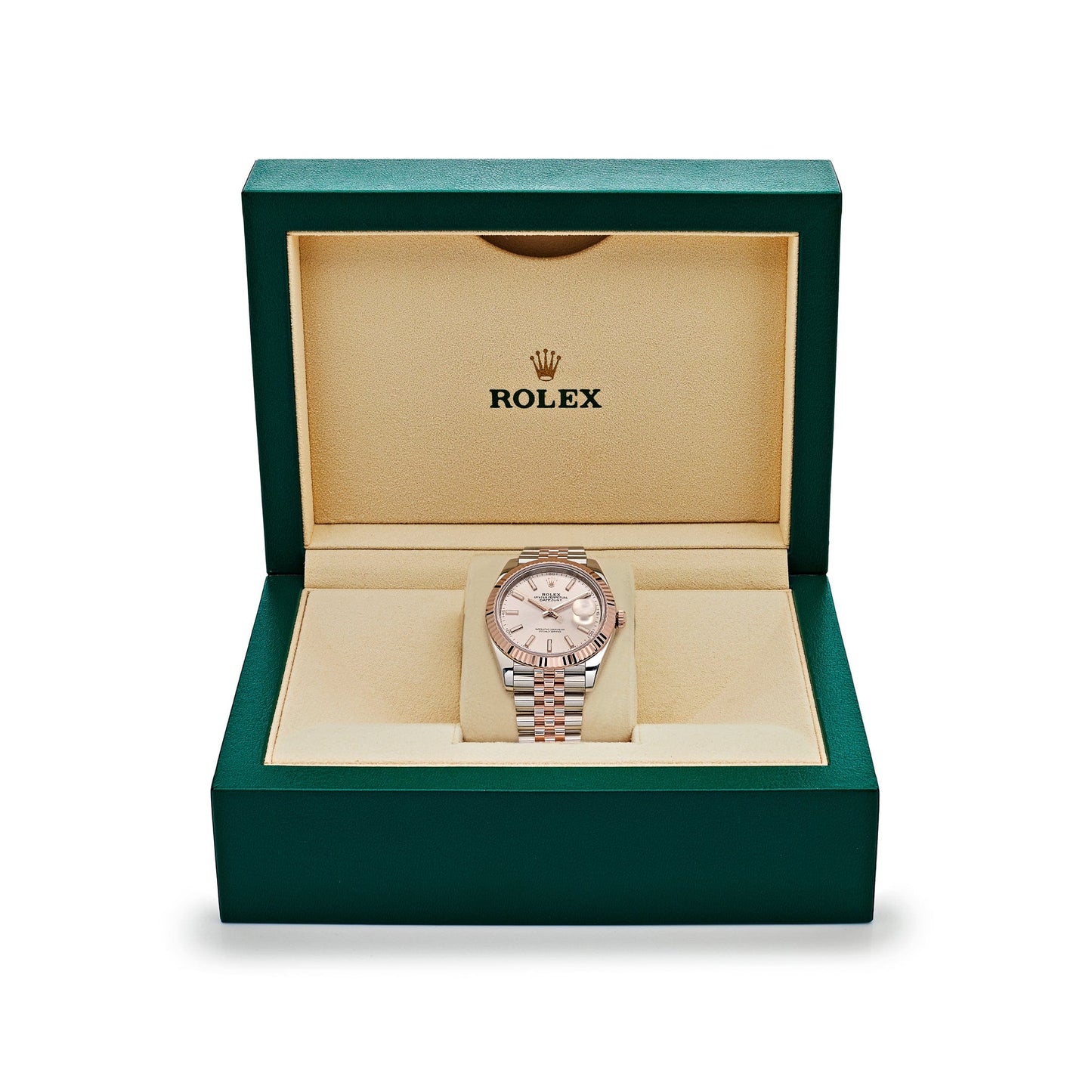 Rolex Datejust 41 126331 Rose Gold Stainless Steel Sundust Dial Jubilee (2024)