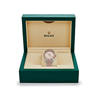 Rolex Datejust 41 126331 Rose Gold Stainless Steel Sundust Dial Jubilee (2024)