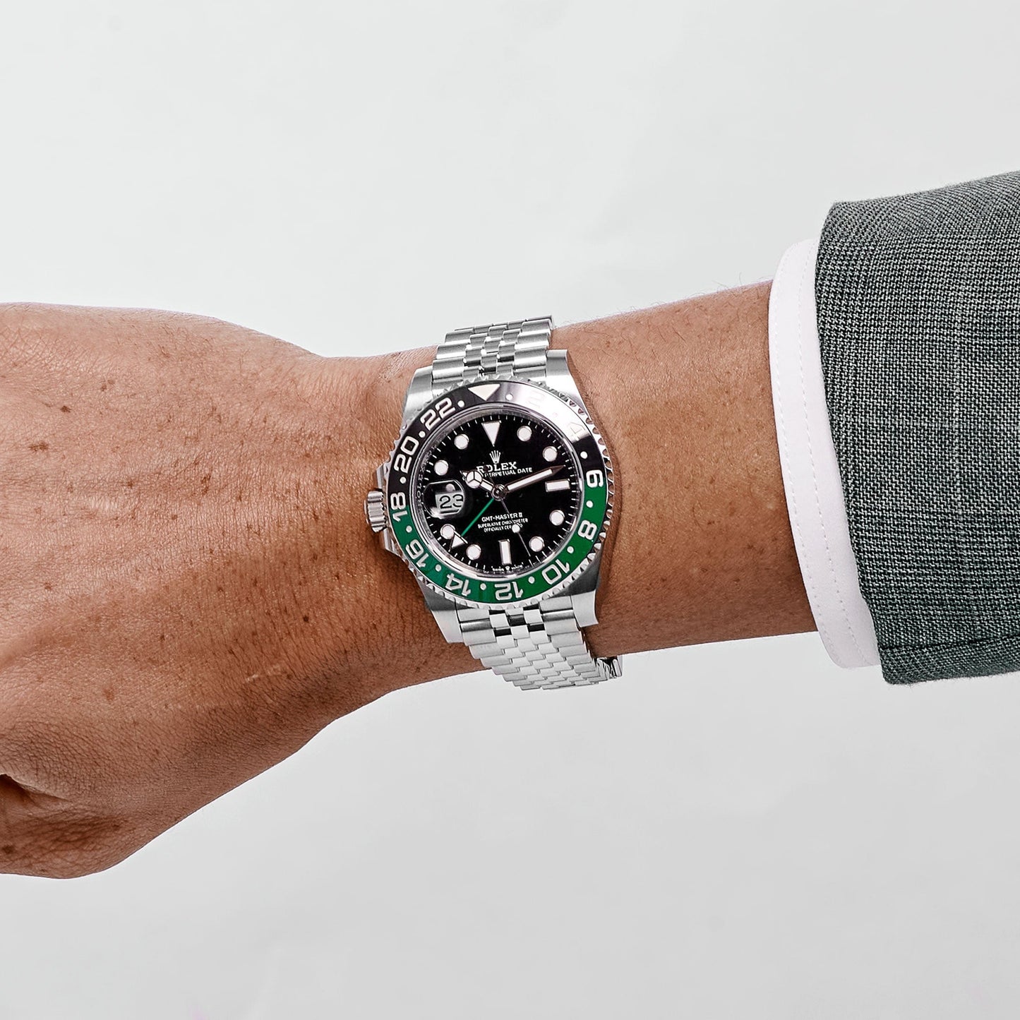 Rolex GMT-Master II 3285 V3 – 126720VTNR „Sprite“ Linkshänder Edelstahl Jubilee (2025)