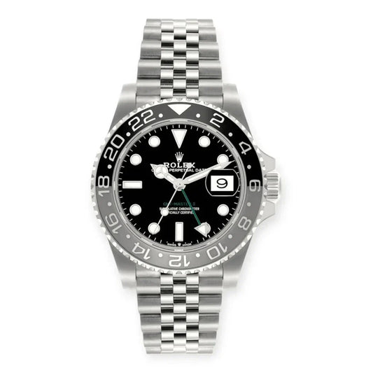 Rolex GMT-Master II 3285 V3 – 126710GRNR „Bruce Wayne“ Edelstahl Schwarzes Zifferblatt Jubilee