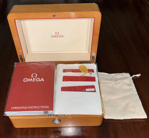 Omega Watch Box & Pappers