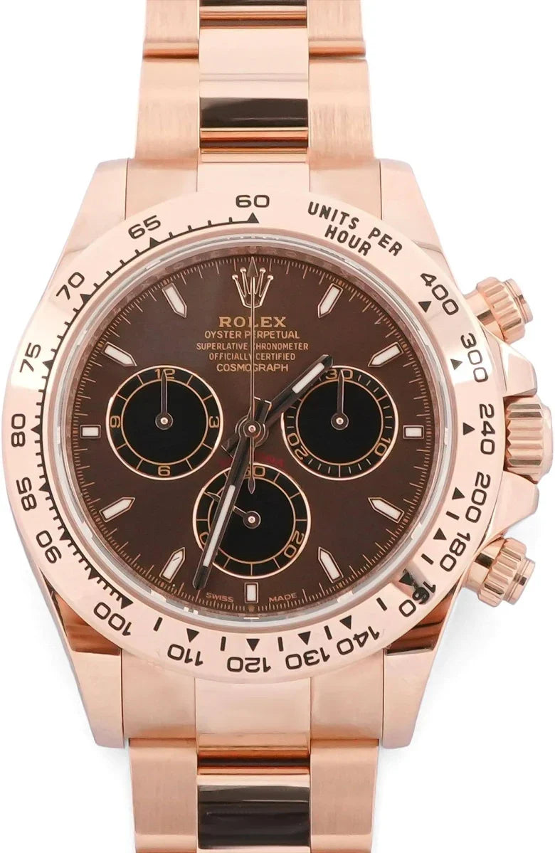 Rolex Cosmograph Daytona "Chocolate Dial" Everose Gold